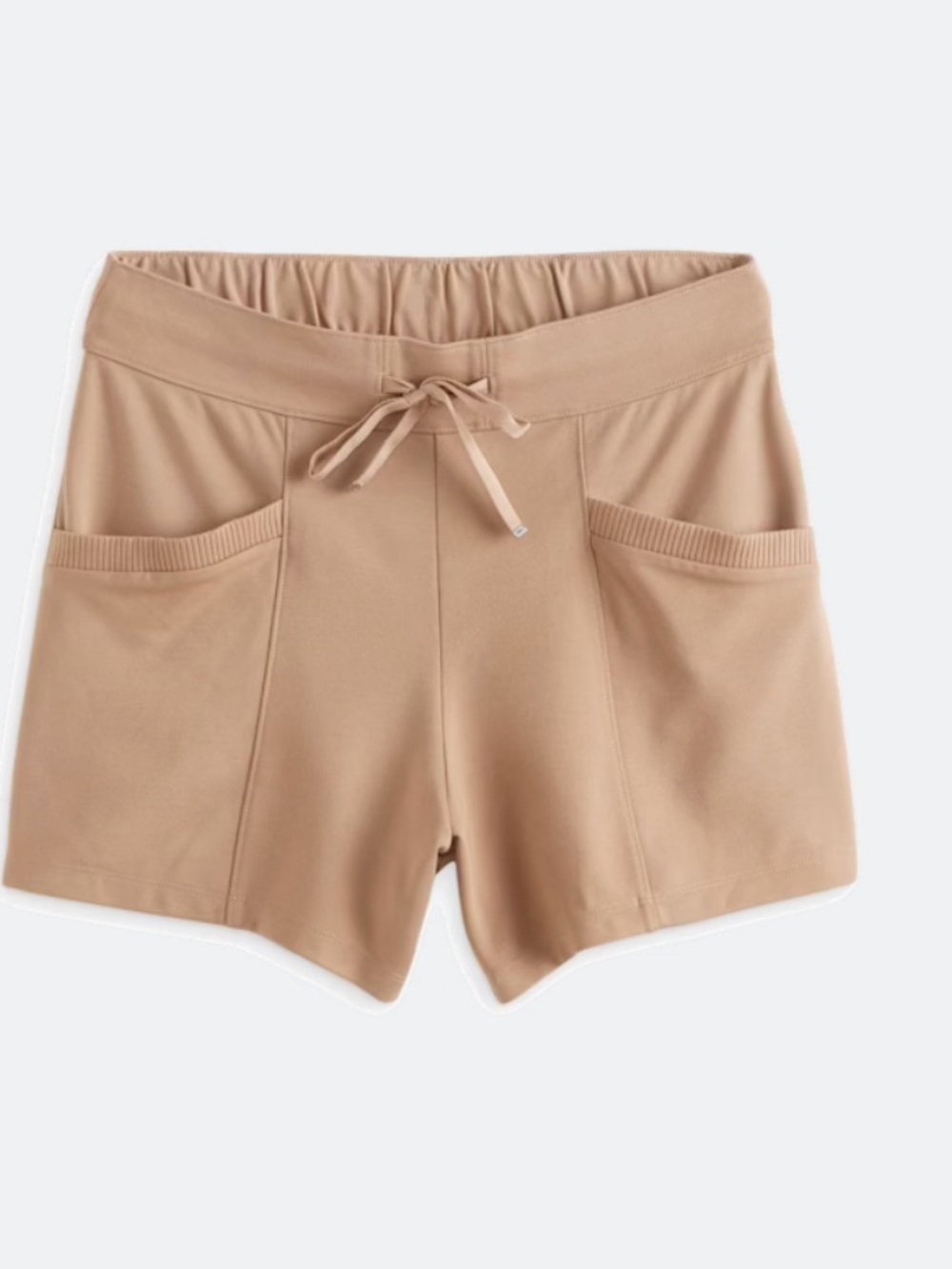 TRAVIS MATHEW Friday Ponte Pocket Short in Tan